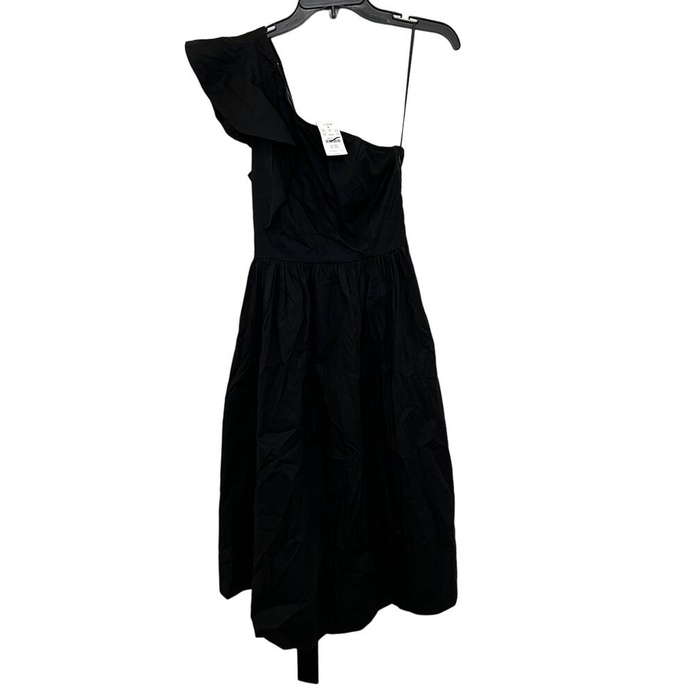 J.Crew Factory Petite one-shoulder maxi dress P6 - Picture 5 of 7